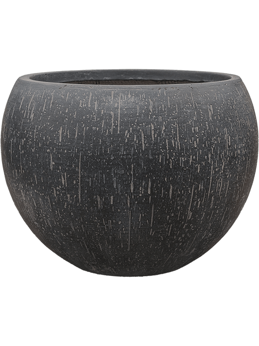Baq Raindrop Plant Pot 30cm Height 31cm Dia Globe Anthracite