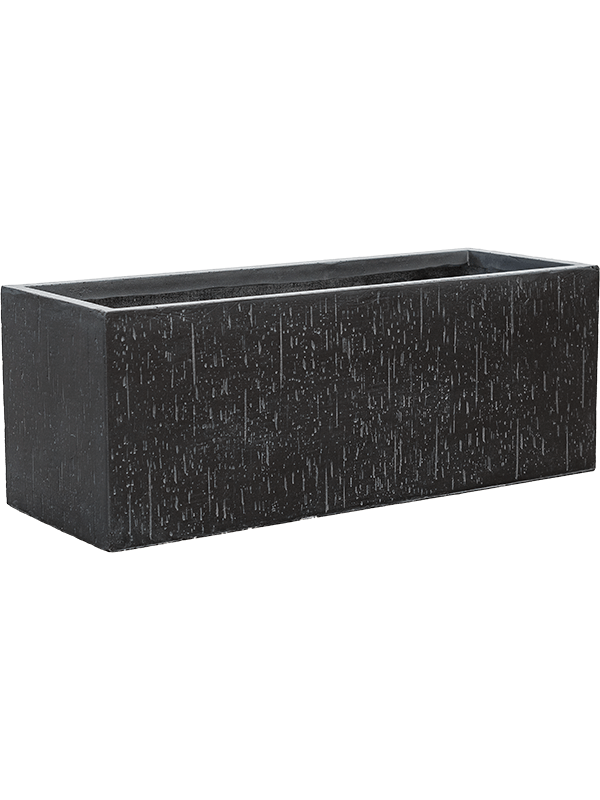 Baq Raindrop Plant Pot 30cm Height 24cm Dia Rectangle Anthracite