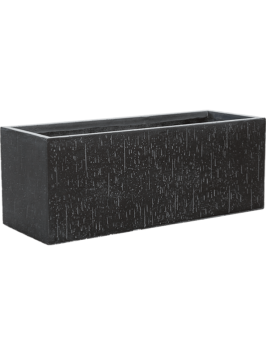 Baq Raindrop Plant Pot 30cm Height 24cm Dia Rectangle Anthracite