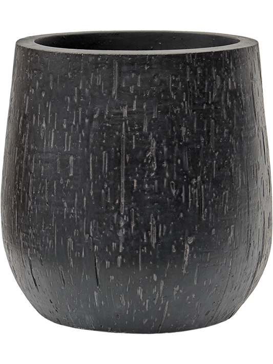 Baq Raindrop Plant Pot 22cm Height 16cm Dia Couple Anthracite