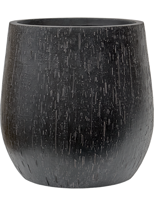 Baq Raindrop Plant Pot 32cm Height 24cm Dia Couple Anthracite