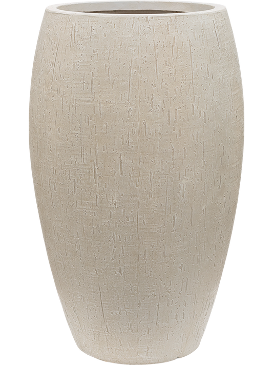 Baq Raindrop Plant Pot 60cm Height 26cm Dia Emperor Beige
