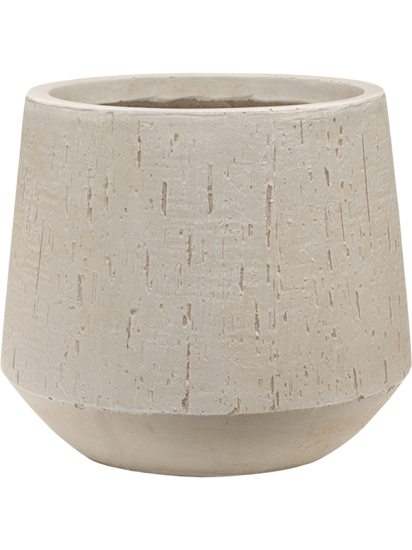 Baq Raindrop Plant Pot 26cm Height 22cm Dia Darcy Beige