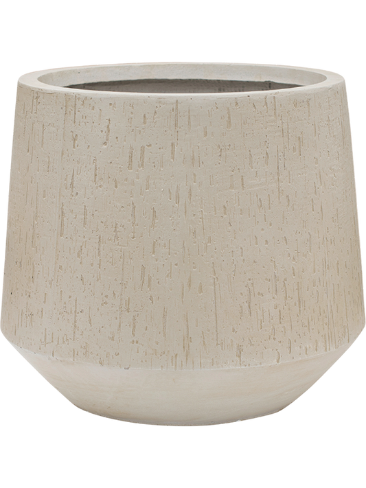 Baq Raindrop Plant Pot 37cm Height 31cm Dia Darcy Beige