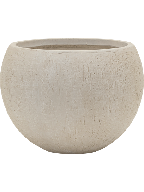 Baq Raindrop Plant Pot 30cm Height 31cm Dia Globe Beige