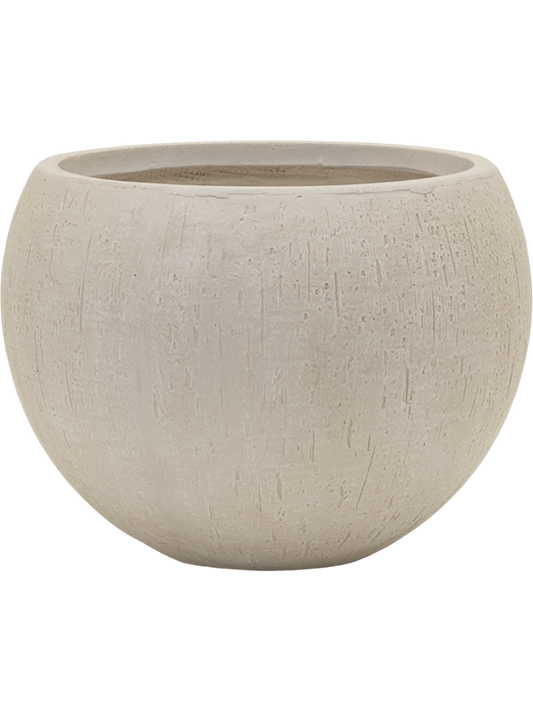 Baq Raindrop Plant Pot 30cm Height 31cm Dia Globe Beige
