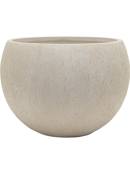 Baq Raindrop Plant Pot 40cm Height 44cm Dia Globe Beige