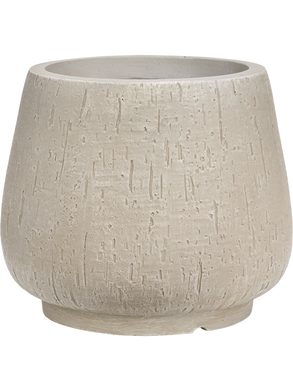 Baq Raindrop Plant Pot 20cm Height 16cm Dia Darcy Beige