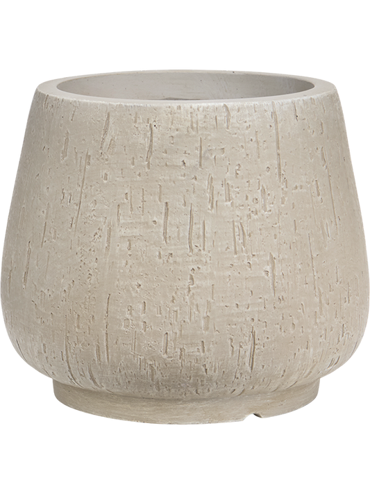 Baq Raindrop Plant Pot 20cm Height 16cm Dia Darcy Beige