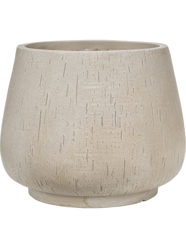 Baq Raindrop Plant Pot 29cm Height 26cm Dia Darcy Beige