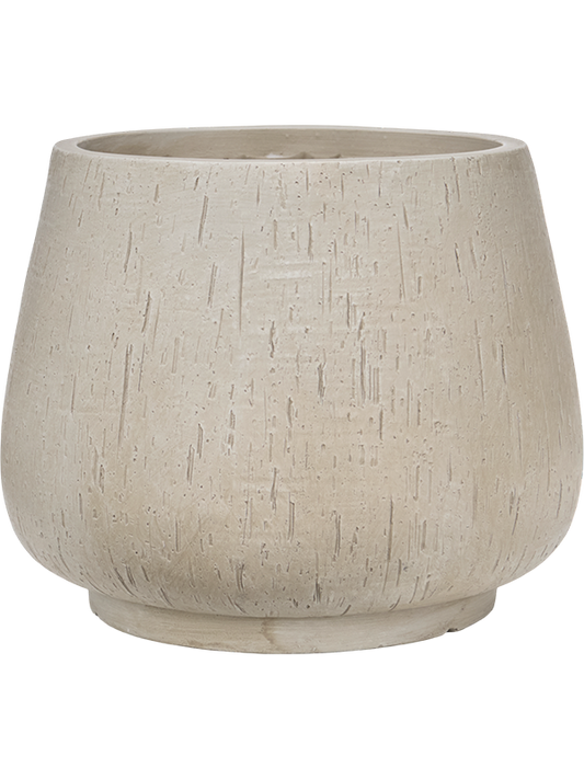 Baq Raindrop Plant Pot 29cm Height 26cm Dia Darcy Beige