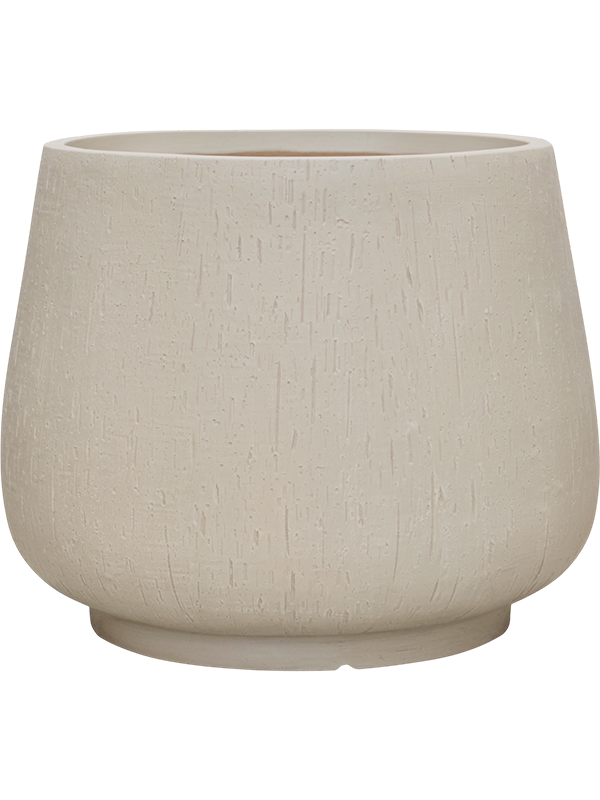 Baq Raindrop Plant Pot 42cm Height 40cm Dia Darcy Beige
