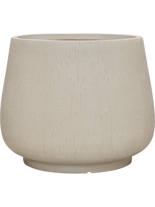 Baq Raindrop Plant Pot 42cm Height 40cm Dia Darcy Beige