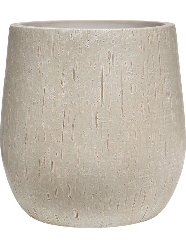Baq Raindrop Plant Pot 32cm Height 24cm Dia Couple Beige