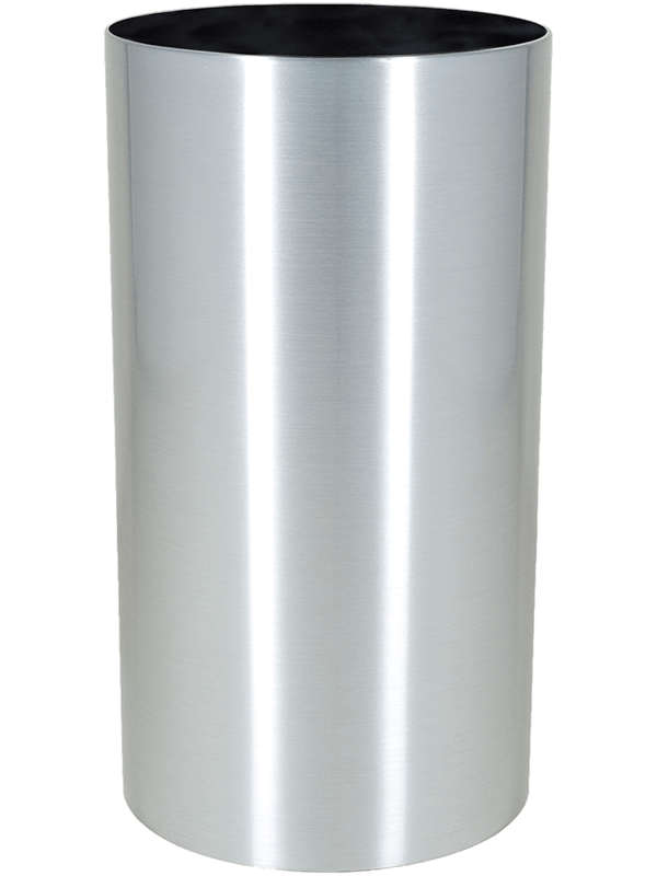 Alure Pilaro Plant Pot 75cm Height 40cm Dia Aluminium brushed lacquered