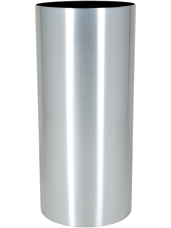 Alure Pilaro Plant Pot 90cm Height 40cm Dia Aluminium brushed lacquered