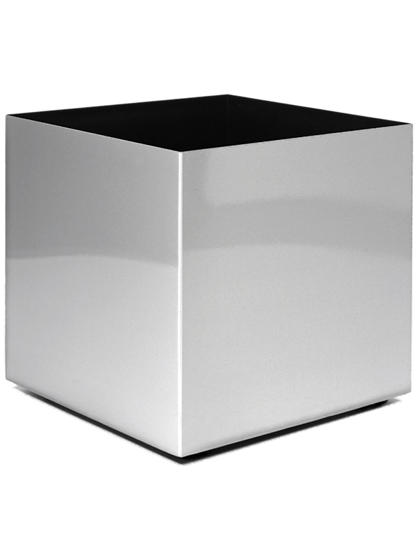 Alure Trend Plant Pot 50cm Height 45cm Dia Aluminium brushed lacquered