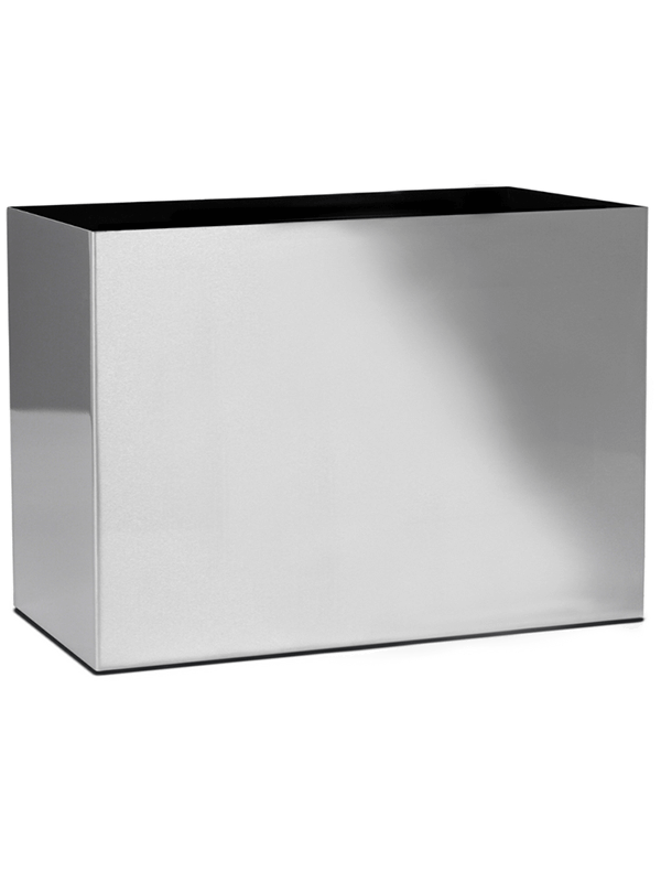 Alure Trend Plant Pot 50cm Height 33cm Dia Auminium brushed lacquered