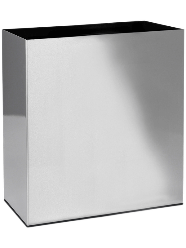 Alure Trend Plant Pot 75cm Height 33cm Dia Aluminium brushed lacquered