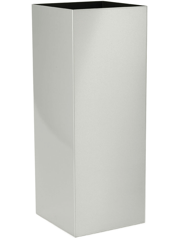 Alure Trend Plant Pot 100cm Height 36cm Dia Aluminium brushed lacquered