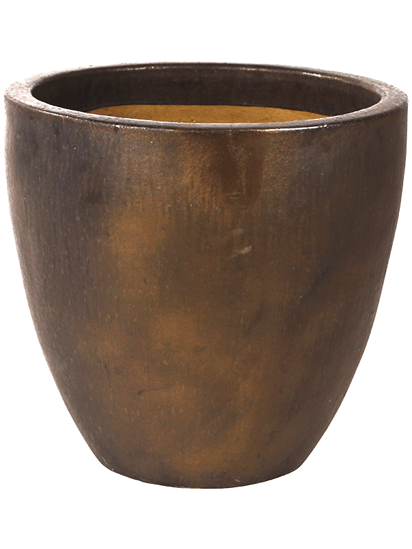 Plain Plant Pot 52cm Height 46cm Dia Couple Sepia