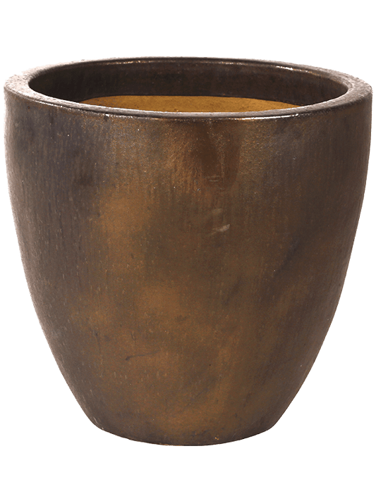 Plain Plant Pot 52cm Height 46cm Dia Couple Sepia