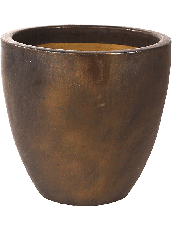Plain Plant Pot 67cm Height 61cm Dia Couple Sepia
