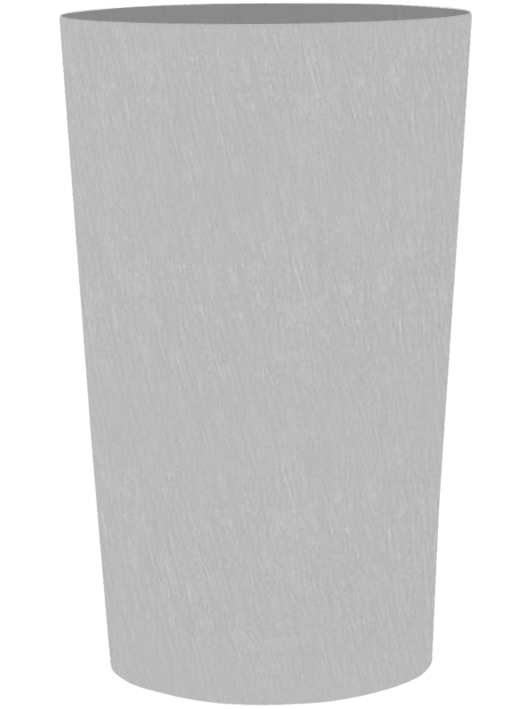 Stiel Conica Plant Pot 95cm Height 59cm Dia With RVS plate with coupling nut M12 RAL 1013 mat