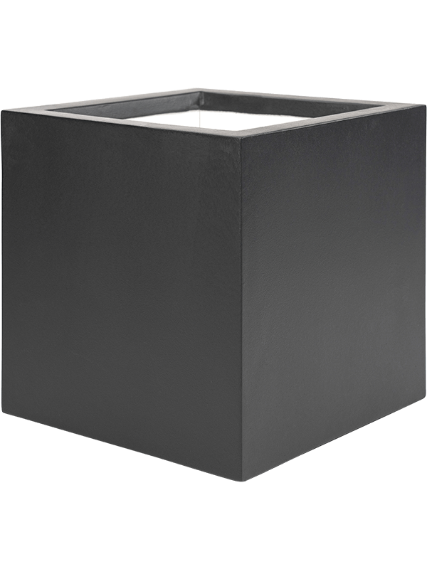Stretto Plant Pot 40cm Height 32cm Dia Cube Anthracite