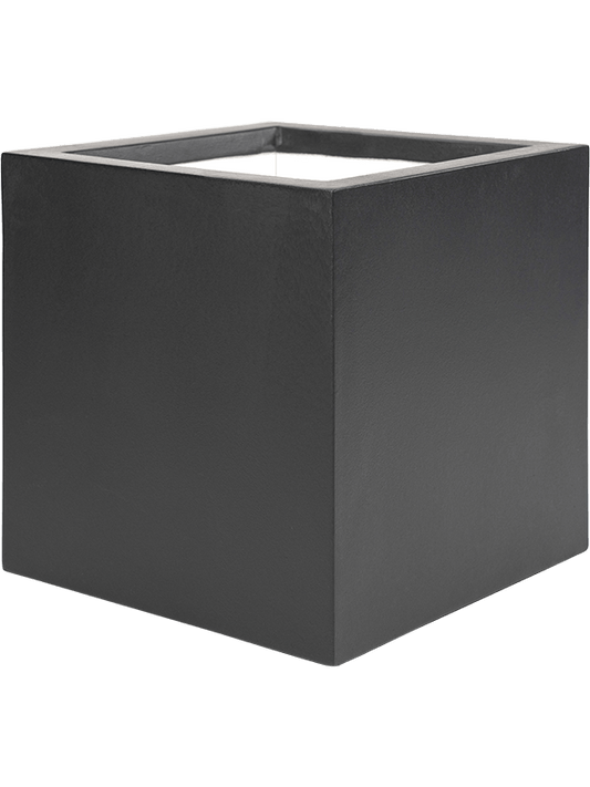 Stretto Plant Pot 40cm Height 32cm Dia Cube Anthracite