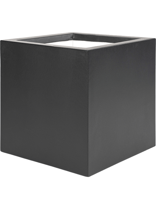 Stretto Plant Pot 50cm Height 52cm Dia Cube Anthracite