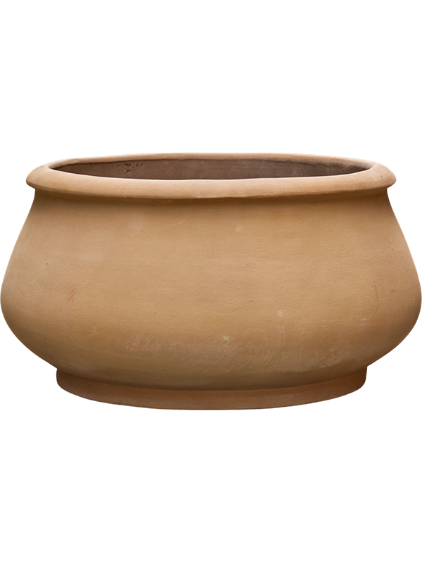 Terra Antica Plant Pot 19cm Height 34cm Dia Genova Chalk White
