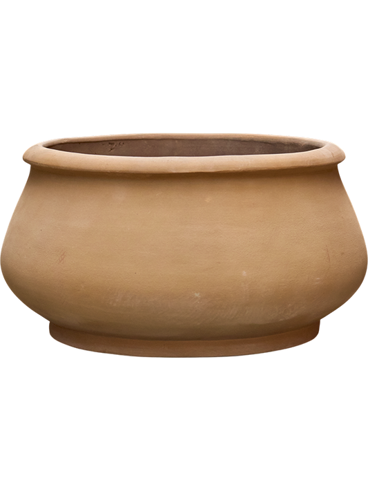 Terra Antica Plant Pot 19cm Height 34cm Dia Genova Chalk White