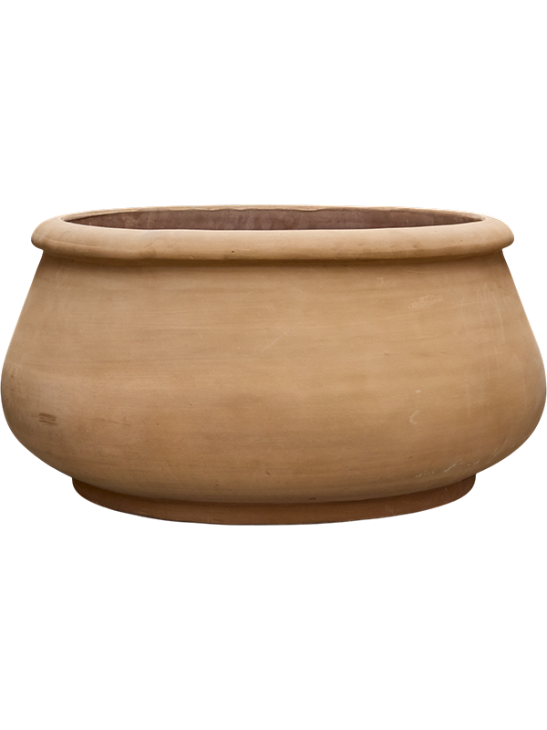 Terra Antica Plant Pot 35cm Height 53cm Dia Genova Chalk White