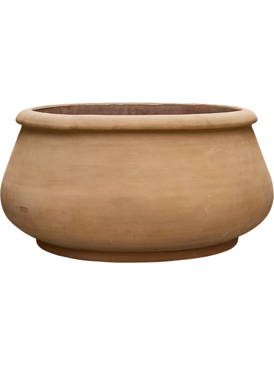 Terra Antica Plant Pot 35cm Height 53cm Dia Genova Chalk White