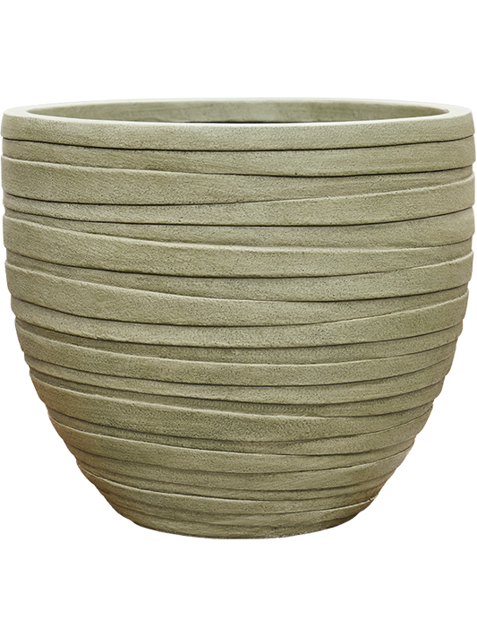 Baq Tornado Plant Pot 39cm Height 40cm Dia Couple Green