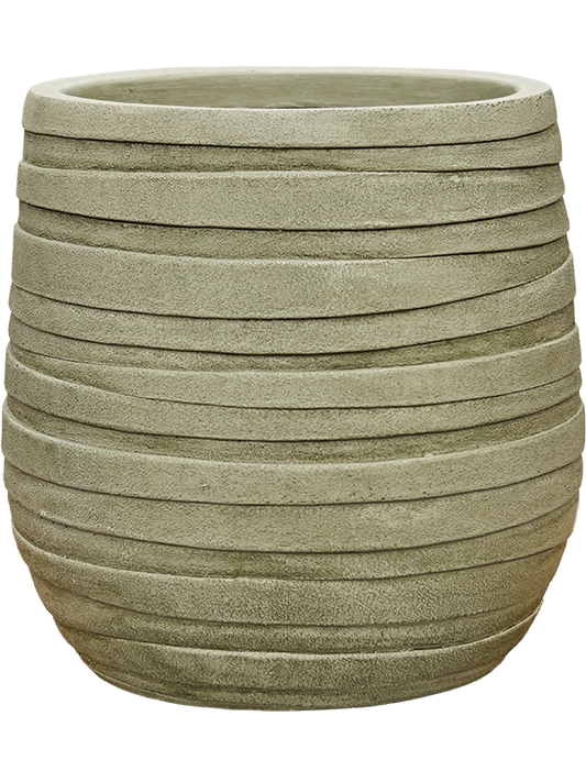 Baq Tornado Plant Pot 32cm Height 24cm Dia Darcy Green