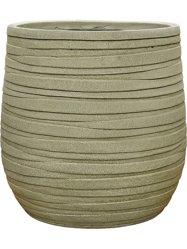 Baq Tornado Plant Pot 44cm Height 35cm Dia Darcy Green