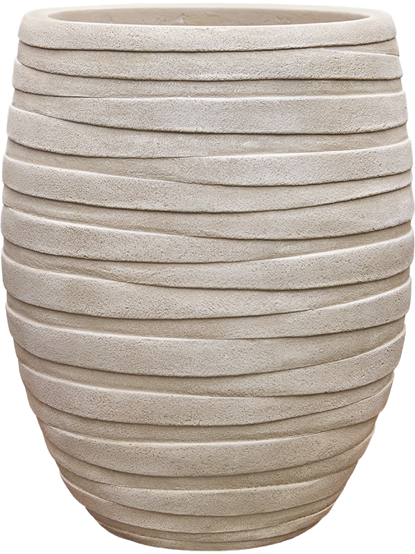 Baq Tornado Plant Pot 45cm Height 27cm Dia Emperor Beige