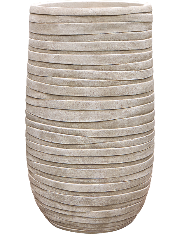 Baq Tornado Plant Pot 61cm Height 28cm Dia Partner Beige