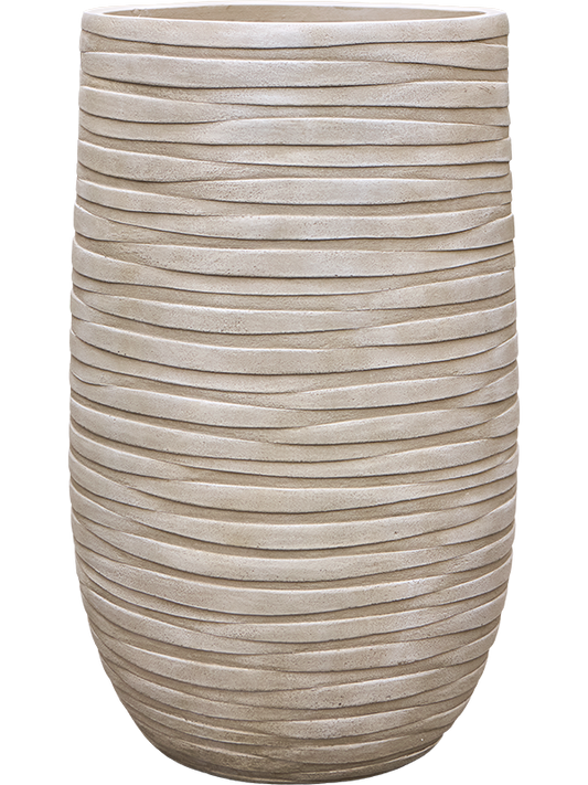 Baq Tornado Plant Pot 80cm Height 40cm Dia Partner Beige