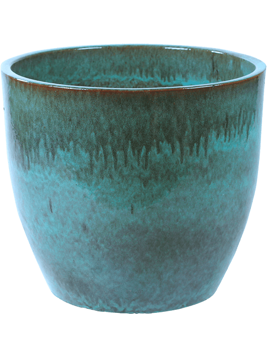 Pure Plant Pot 43cm Height 45cm Dia Couple Turquoise