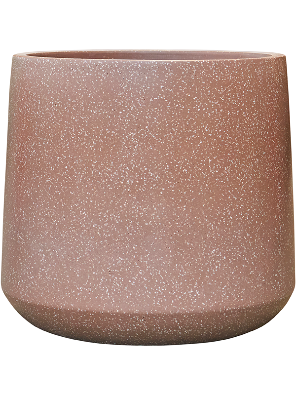 Baq Terrazzo Plant Pot 52cm Height 53cm Dia Darcy Mocha
