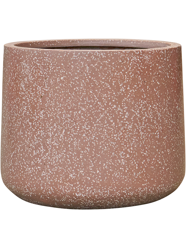 Baq Terrazzo Plant Pot 32cm Height 36cm Dia Darcy Mocha