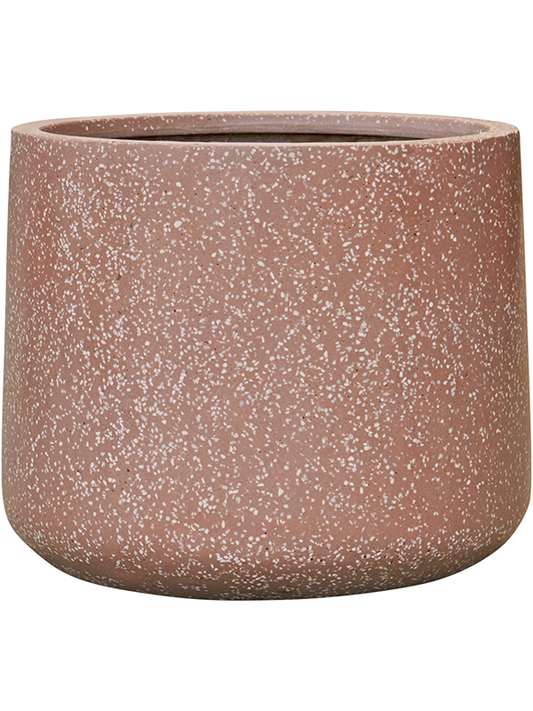 Baq Terrazzo Plant Pot 32cm Height 36cm Dia Darcy Mocha