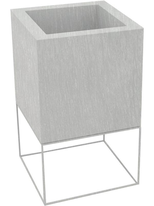 Vela Plant Pot 70cm Height 36cm Dia Basic Cube