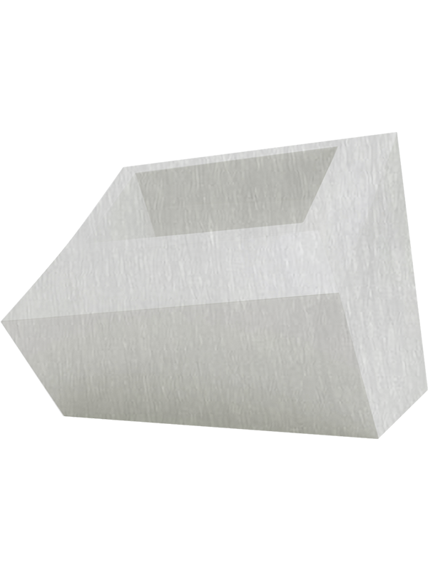 Faz Plant Pot 60cm Height 30cm Dia Basic Low Planter XL