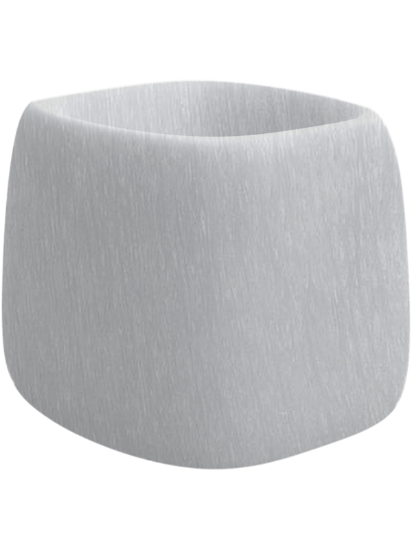 Organic Cuadrada Plant Pot 48cm Height 22cm Dia Basic Square