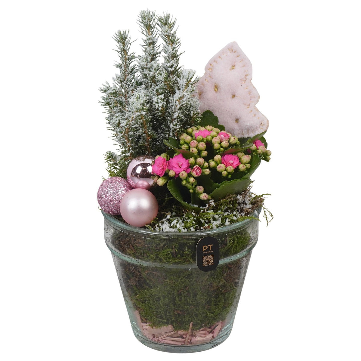 Christmas arrangement 31cm 13cm Pot