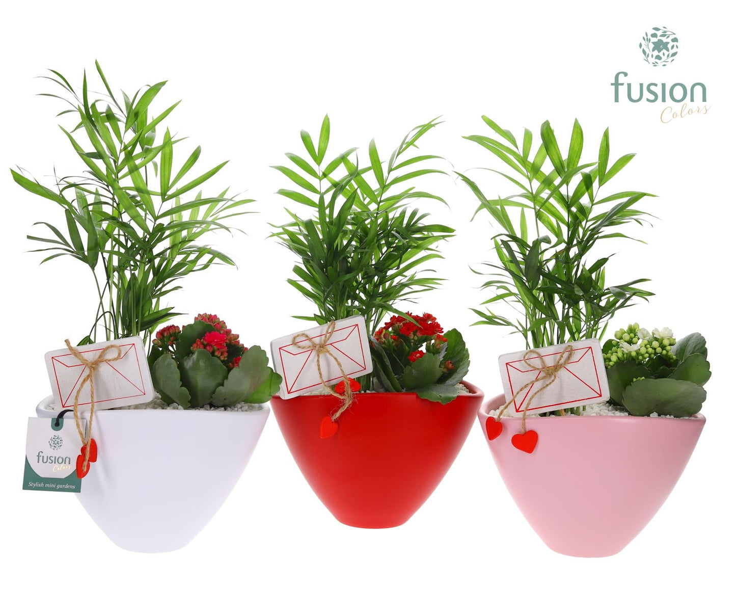 Pot keramiek ovaal Medium met Arrangement 35cm 18cm Pot